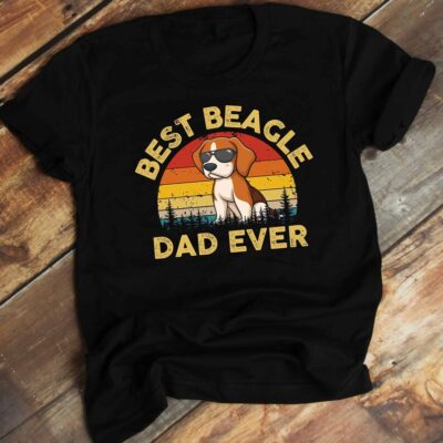 Cool Beagle Dad Cute T-Shirt