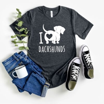 I Love Dachshund Shirt