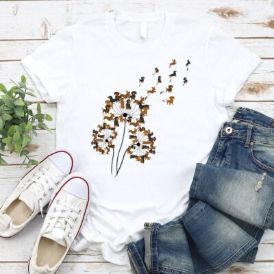 Funny Dachshund Dandelion Shirt