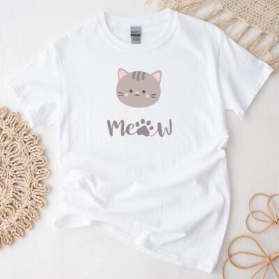 Meow Cat Lover T-Shirt