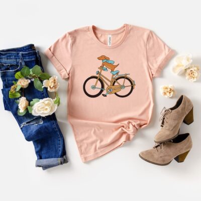 Dachshund On A Bike Shirt